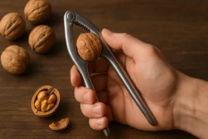 Casser une noix sans l&rsquo;abîmer : astuces simples